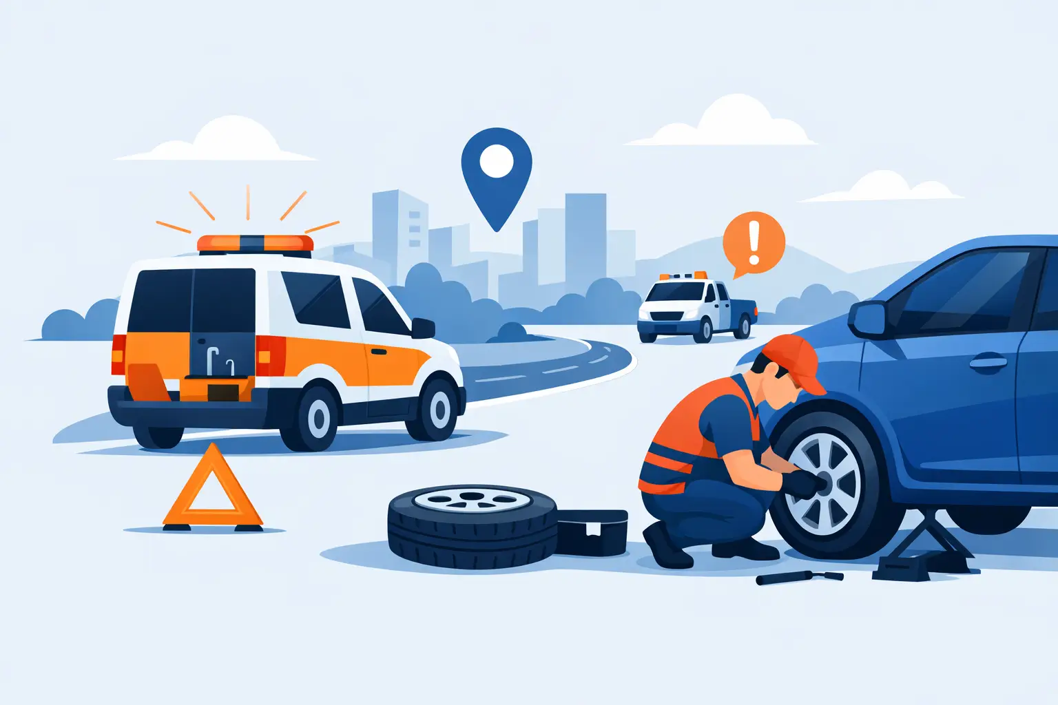 Emergency Car Tyre Repair Near Me Fast