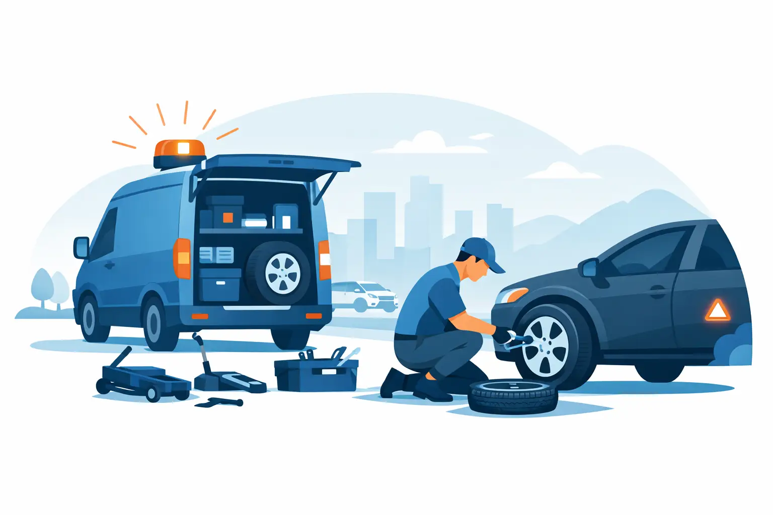 Emergency Tyre Replacement Call Out Fast