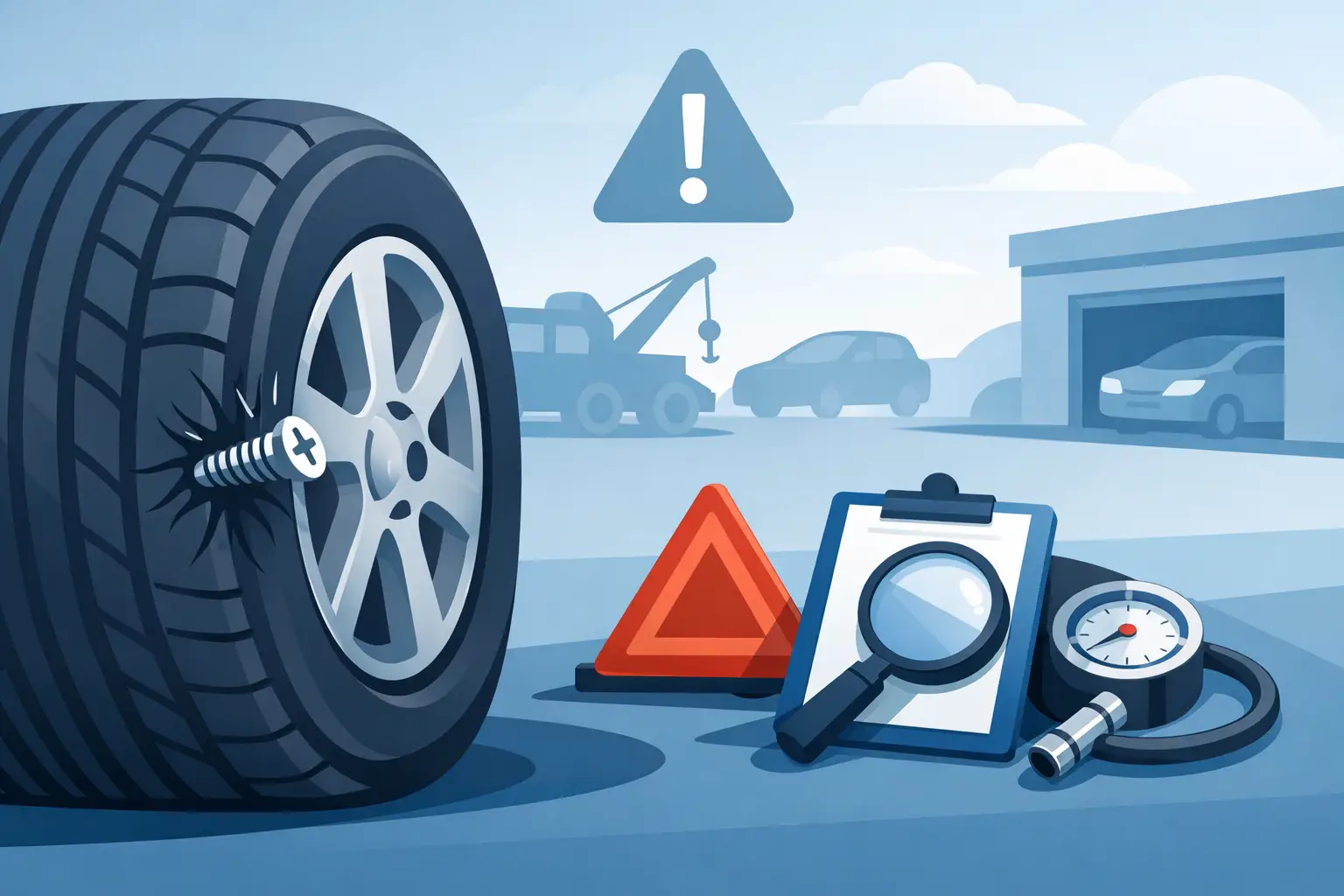 Can a Screw Damage Tyres? What to Do Next