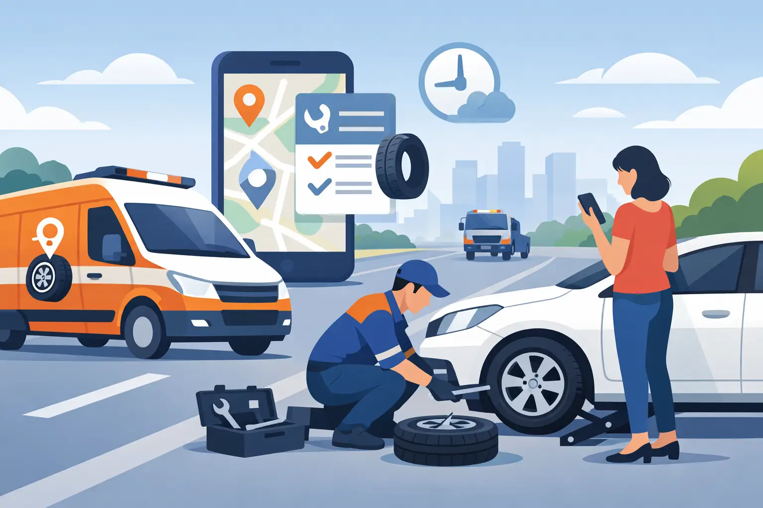 How to Book Roadside Tyre Fitting Quickly